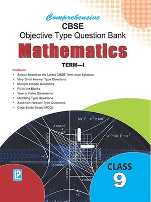 cover image of Comprehensive CBSE Objective Type Question Bank Mathematics IX (Term-I)